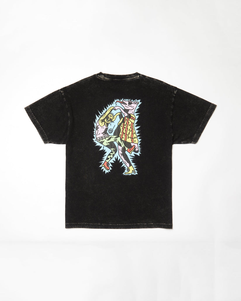 Bob Mollema 1 T-Shirt - WASHED BLACK - (KINDER)