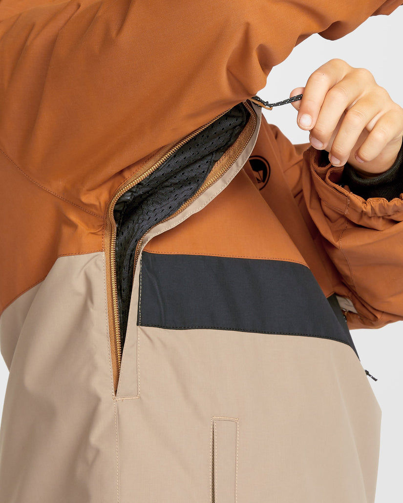 Sluff Insulated Jacke - Caramel - (KINDER)