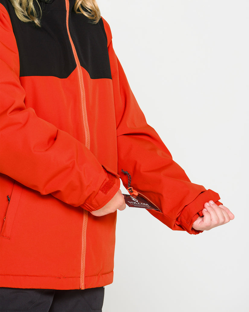 Stone.91 Insulated 10K Jacke - Orange - (KINDER)