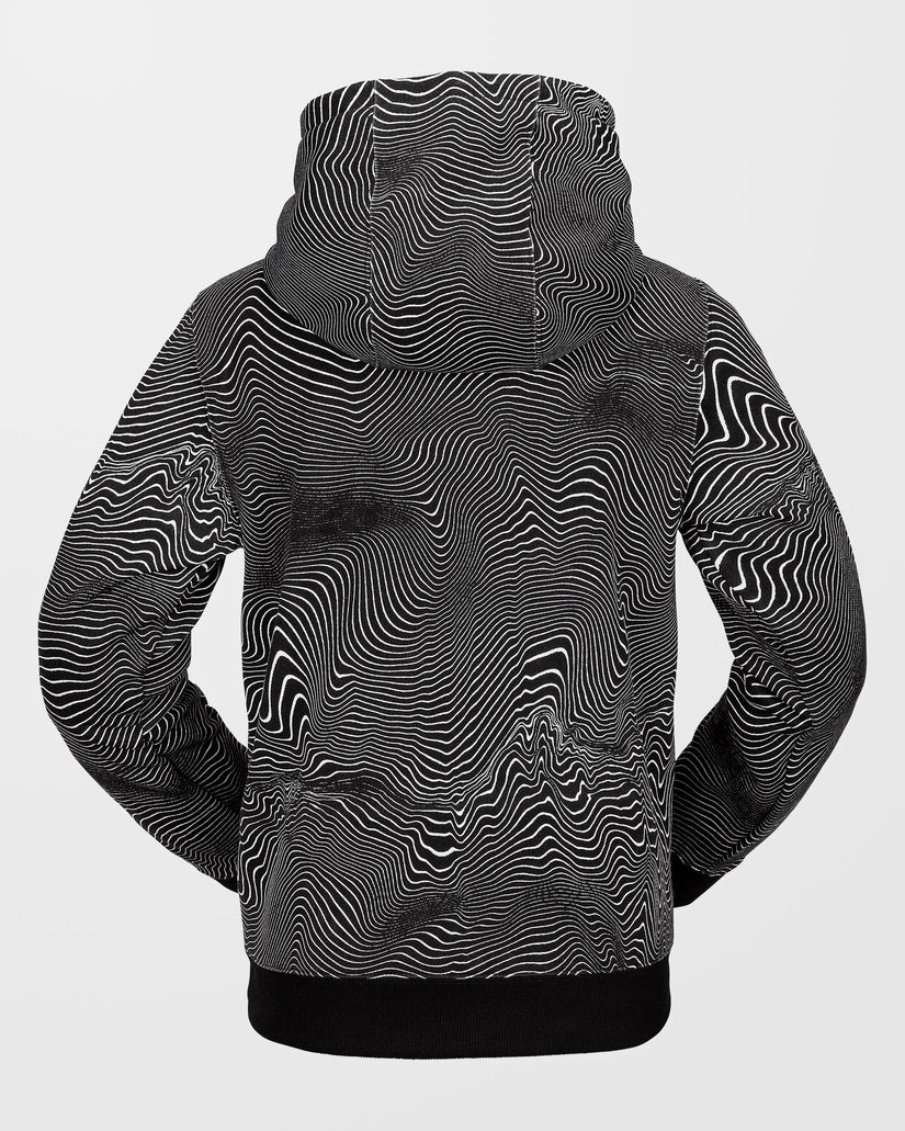 Hydro Fleece Kapuzenpullover - Black Print - (KINDER)