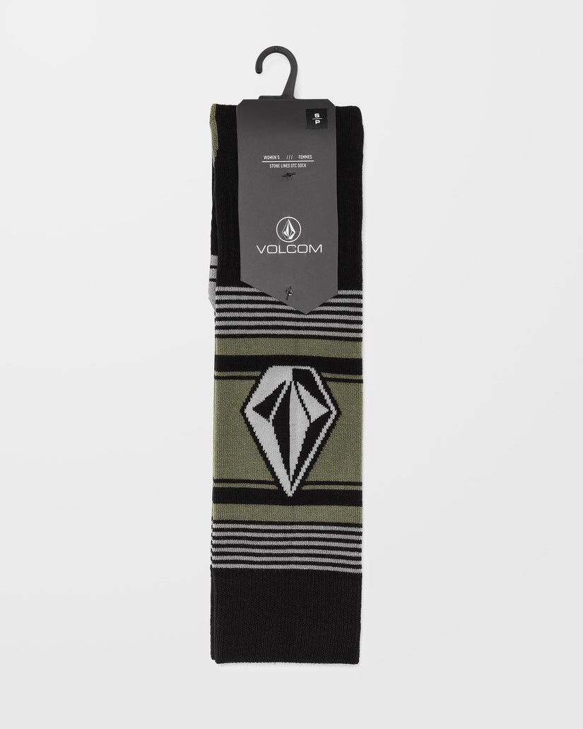 Stone Lines Otc Socken - Lichen Green