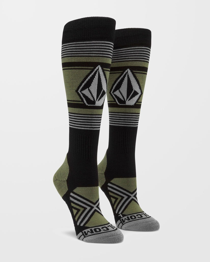 Stone Lines Otc Socken - Lichen Green