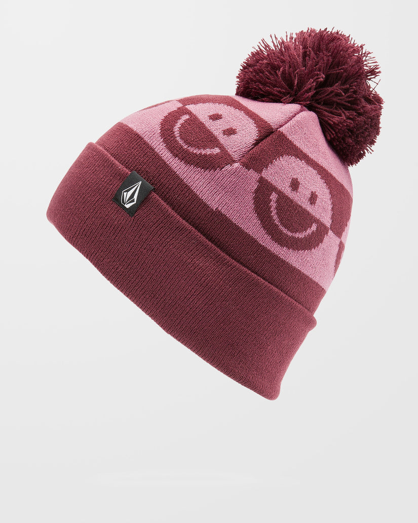 Camoblast Bobble Beanie - Burgundy - (KINDER)