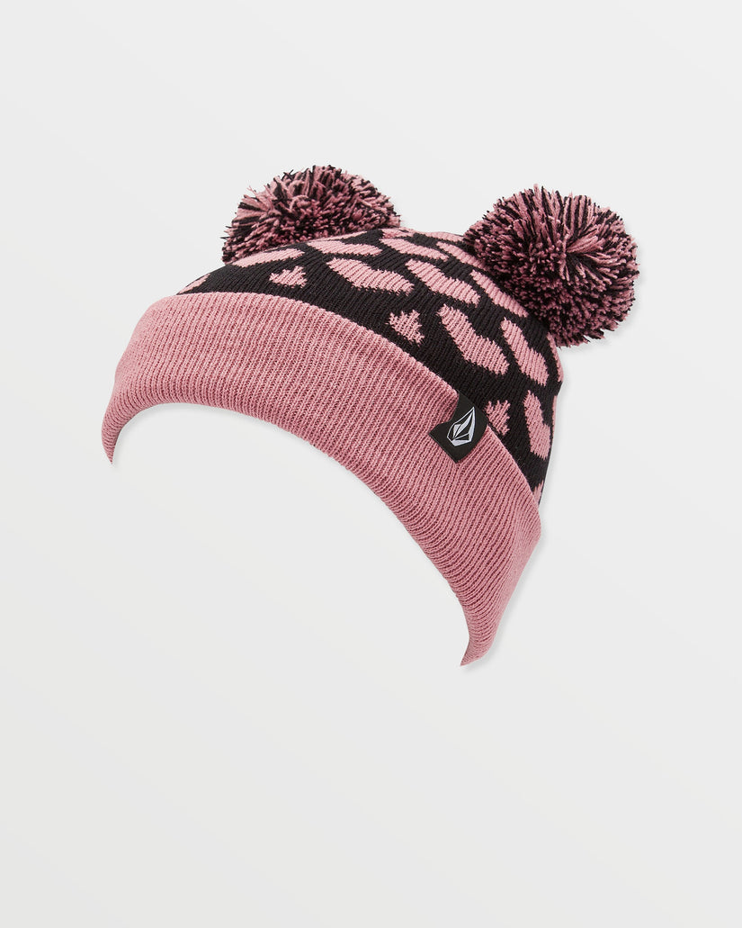 Stone Pom Beanie - Black