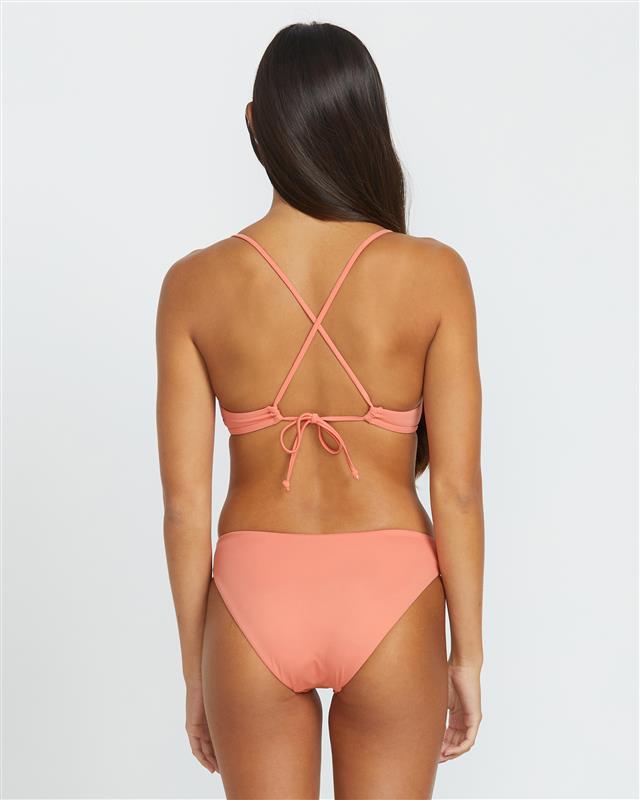 Simply Seamless X Back Halter Bikinioberteil - SUNSET