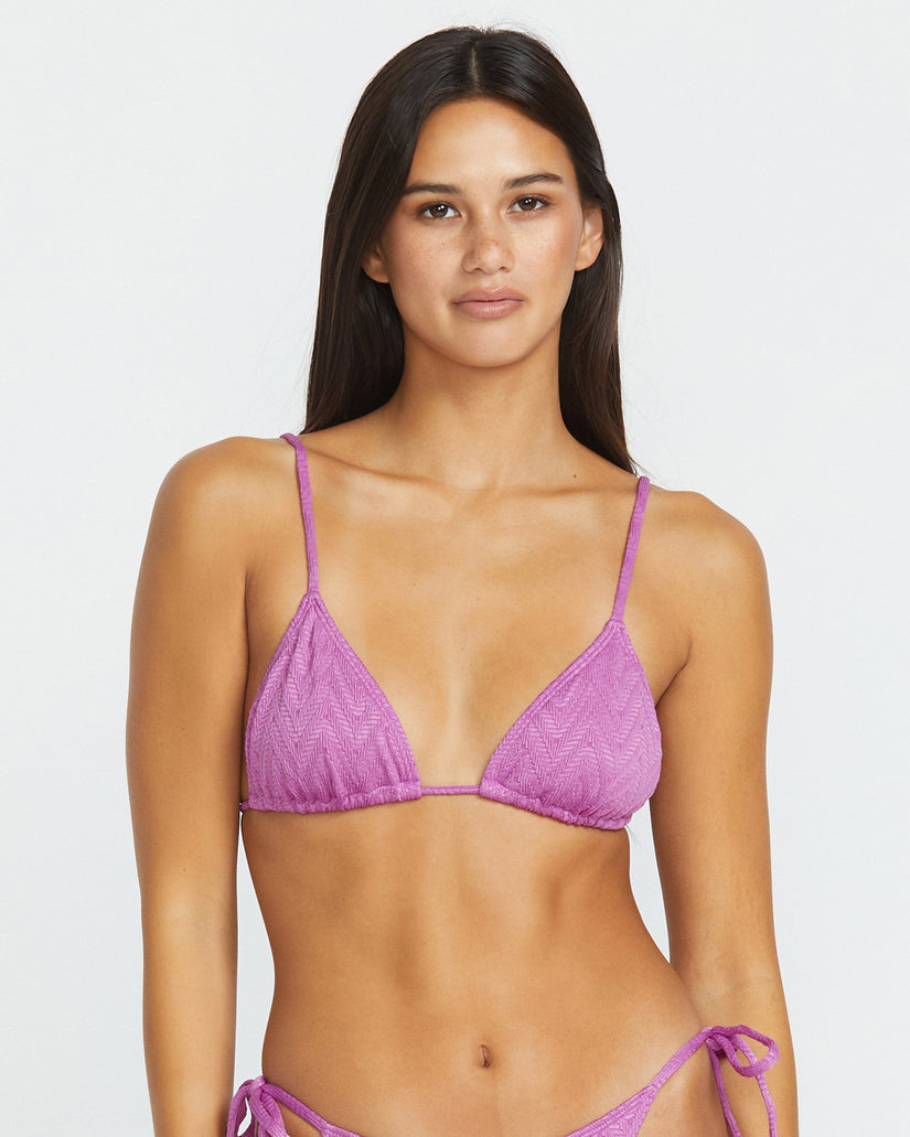 V Baby Slide Triangle Bikinioberteil - IRIS PURPLE