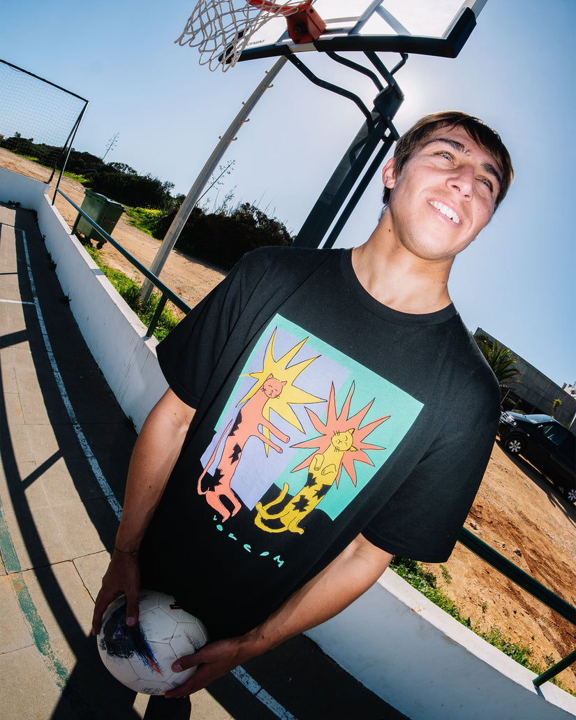 Longo Cats T-Shirt - Black