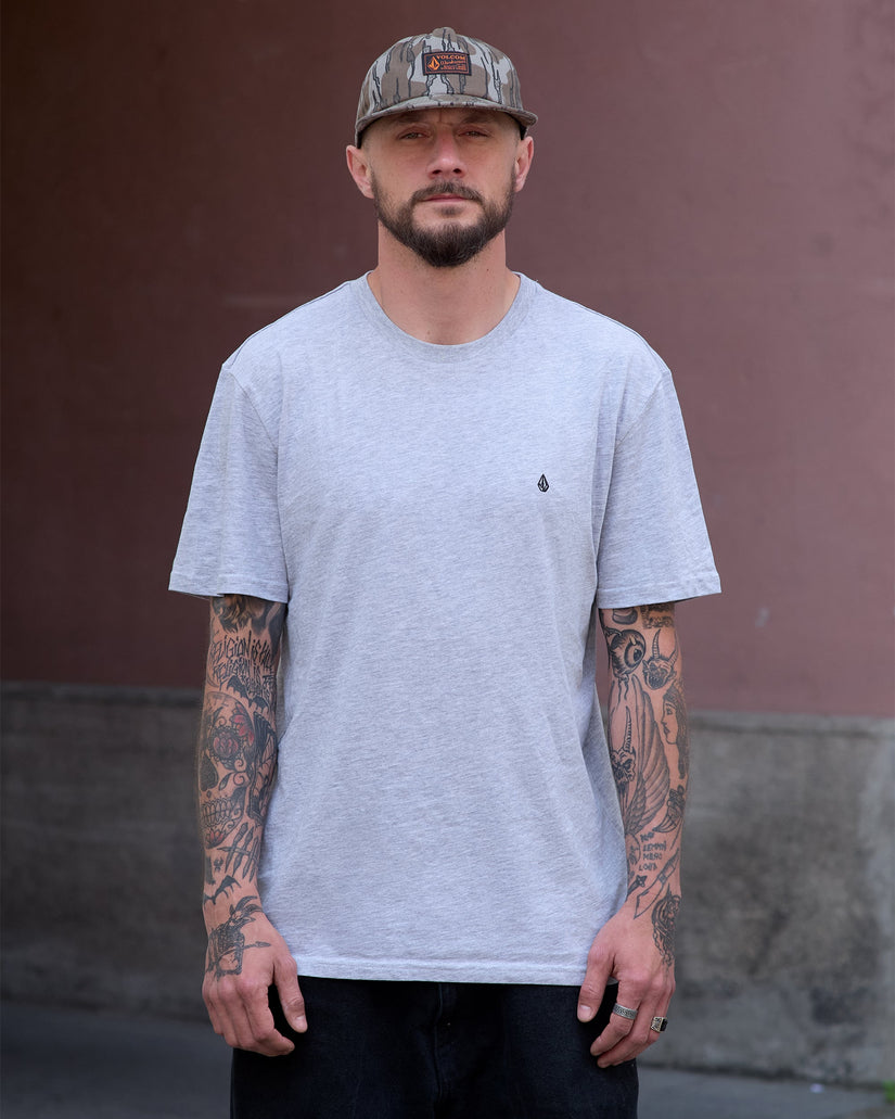 Stone Blanks T-Shirt - Heather Grey