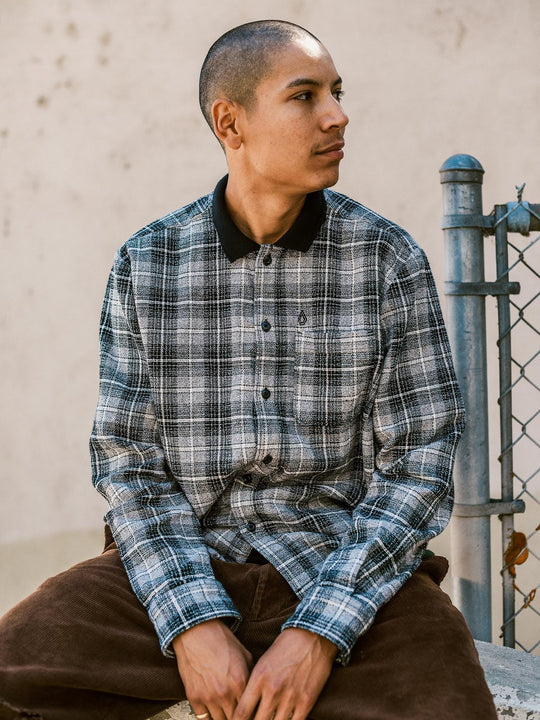 Louie Lopez Flannel Longsleeve - BLACK