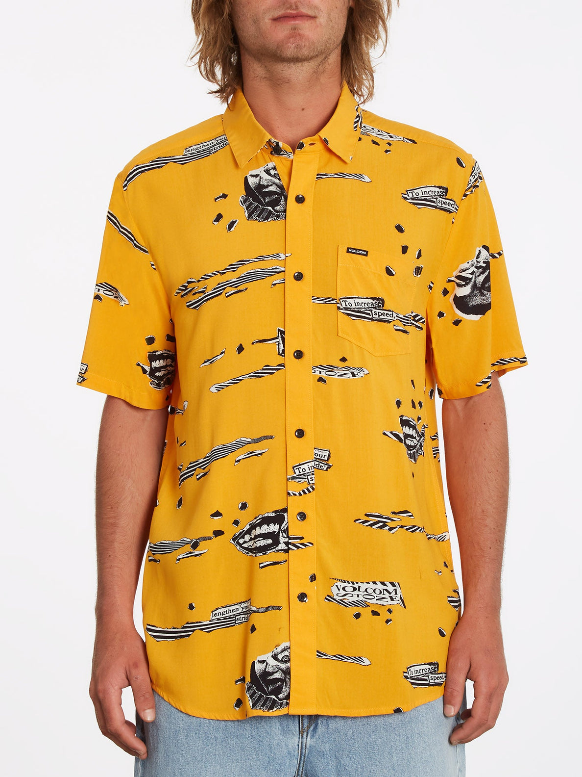 Skate Vitals Woven Shirt - SUNBURST (A0432200_SBU) [F]