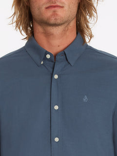 Oxford Stretch Shirt - MARINA BLUE (A0511801_MRB) [2]