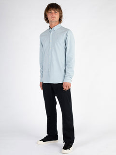 Oxford Stretch Shirt - SRB-SANDED RAW BLACK (A0511801_SRB) [50]