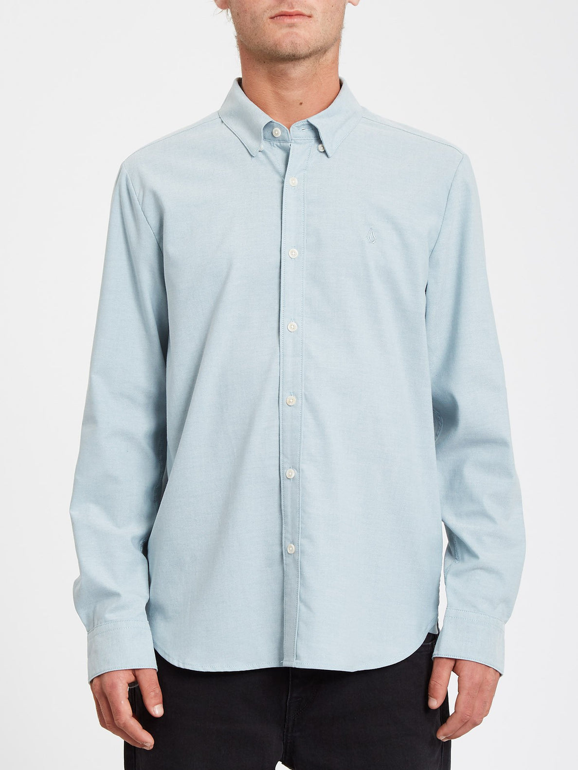 Oxford Stretch Shirt - SRB-SANDED RAW BLACK (A0511801_SRB) [F]