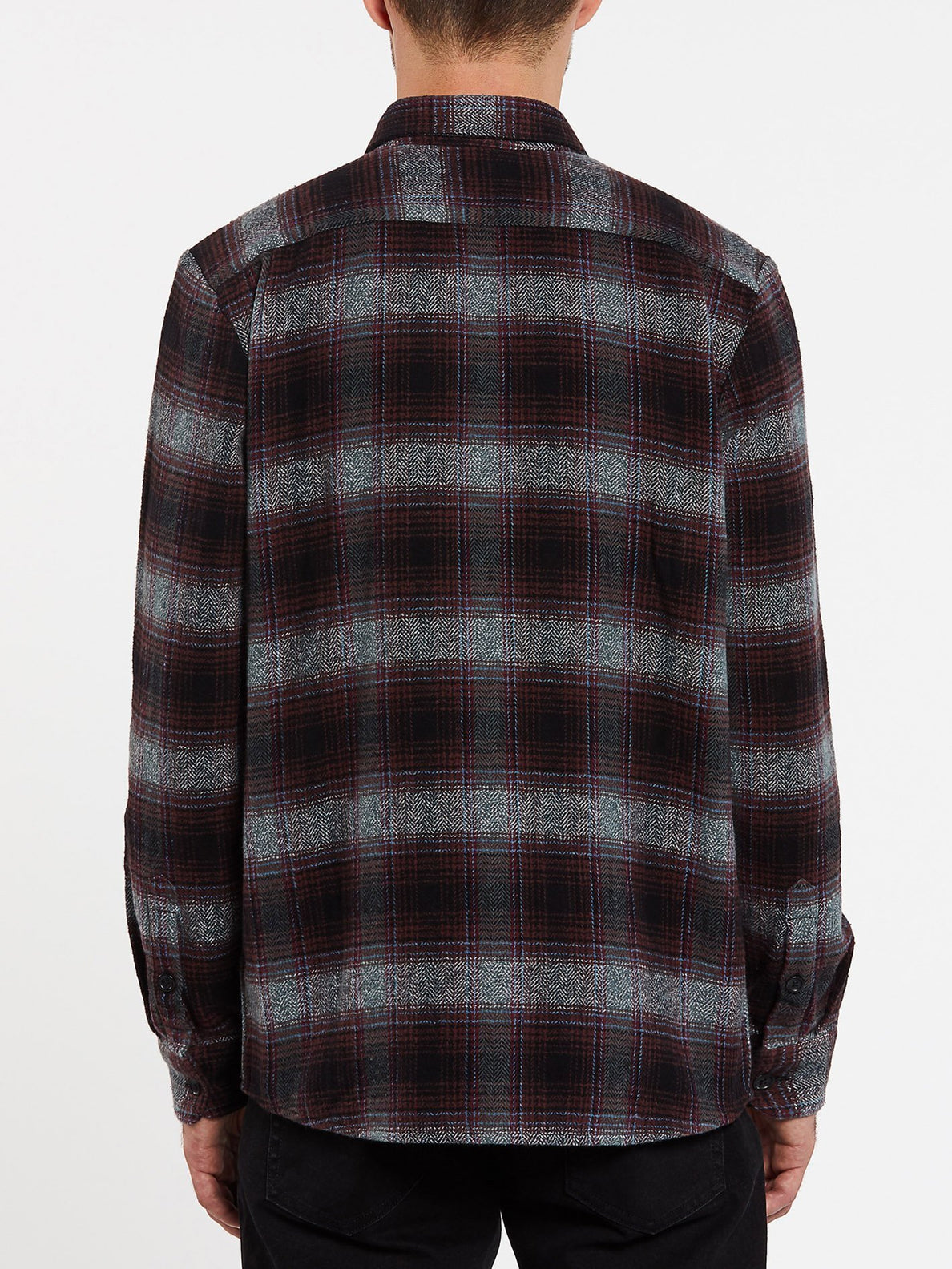 QUINTIN FLANNEL L/S (A0532001_BLK) [B]