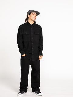 Minneret Flannel Shirt - BLACK (A0532201_BLK) [12]