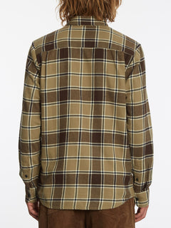 Caden Plaid Shirt - KHAKI (A0532203_KHA) [B]