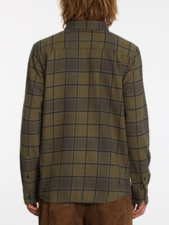Caden Plaid Shirt - MILITARY (A0532203_MIL) [B]