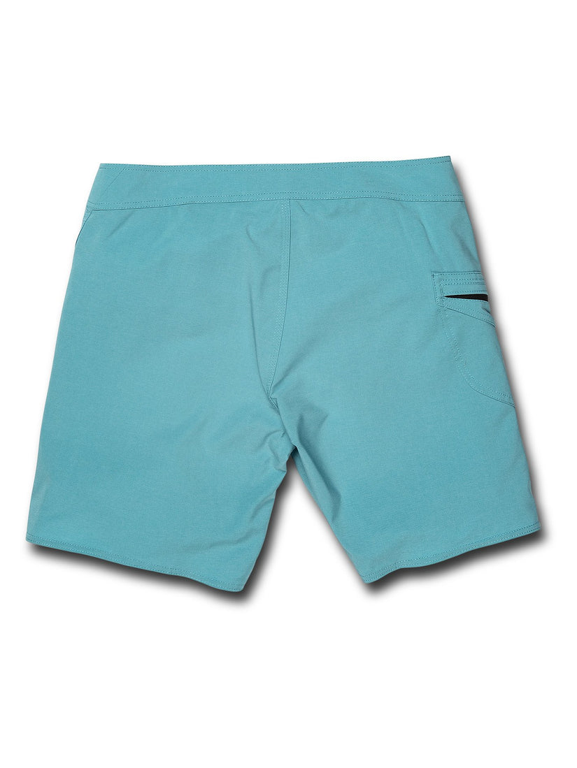 Lido Solid Mod 18" Boardshorts - Cyan Blue