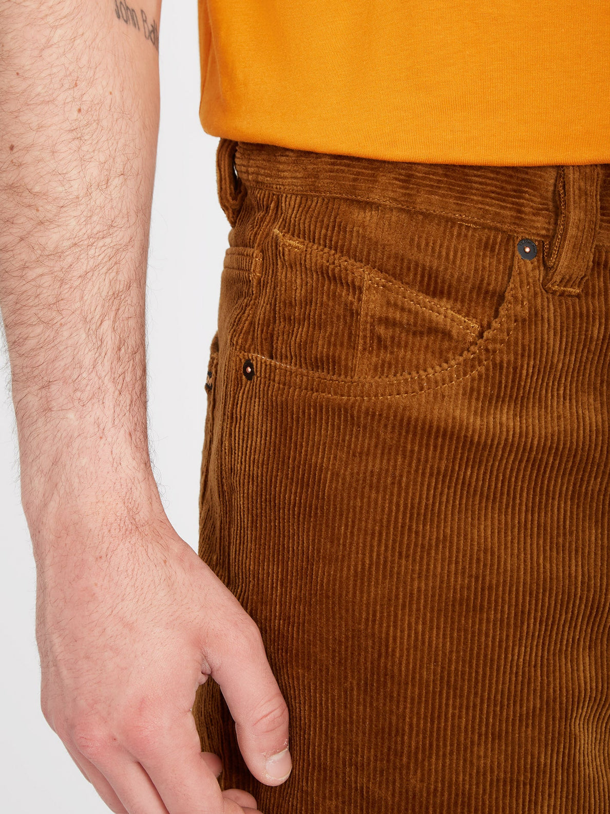 Lurking About Corduroy Trousers - RUBBER (A1132207_RUB) [5]