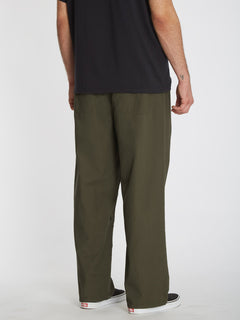 Outer Spaced Casual Trousers - SERVICE GREEN (A1232203_SVG) [B]