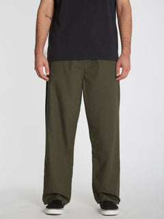 Outer Spaced Casual Trousers - SERVICE GREEN (A1232203_SVG) [F]