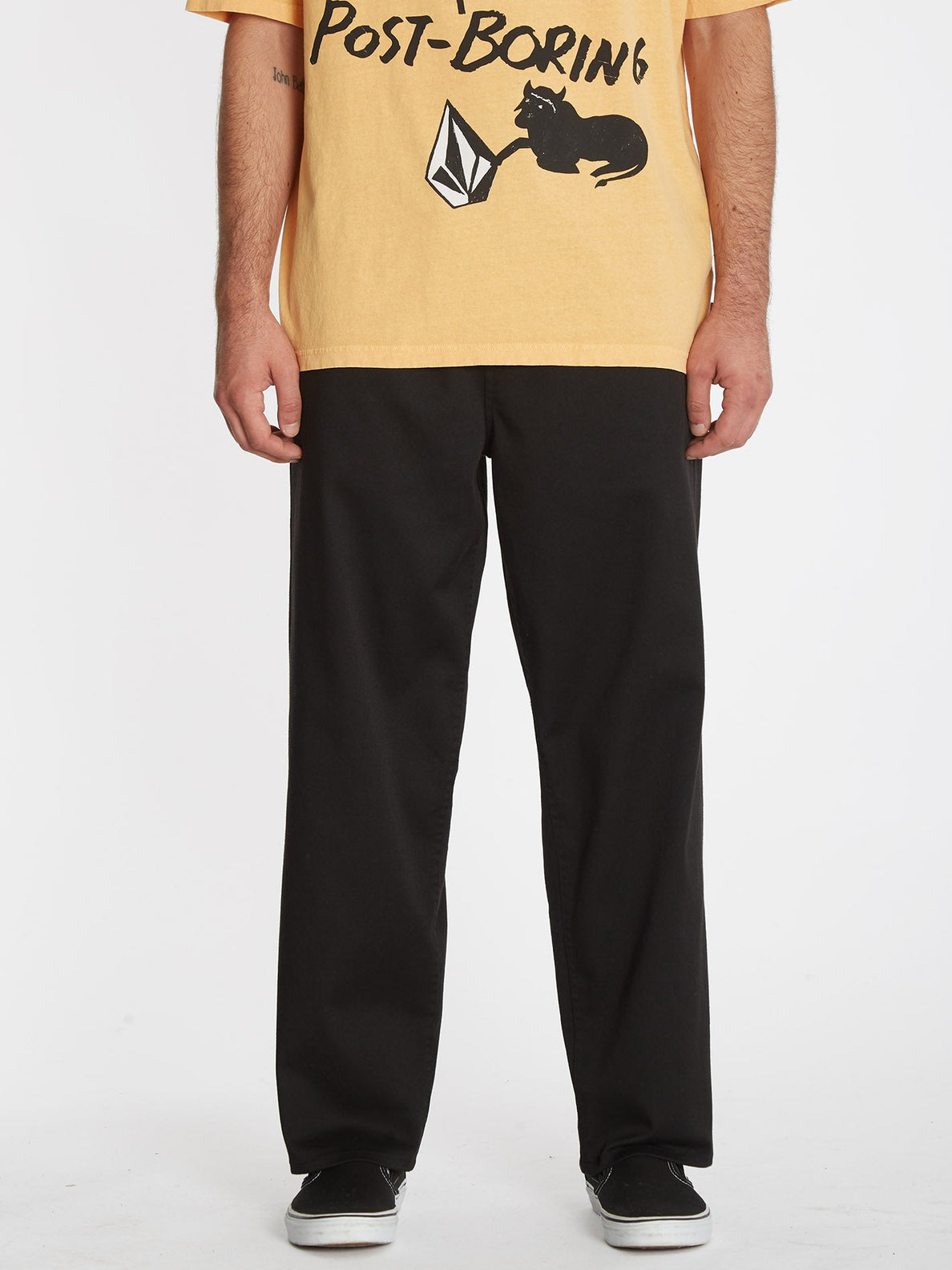 Outer Spaced Corduroy Trousers - BLACK (A1232206_BLK) [F]