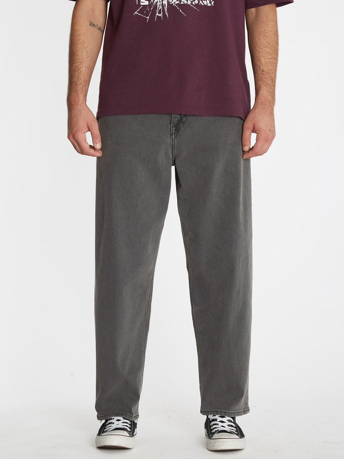 Billow Tapered Jeans - BLACK OZONE (A1932200_BKZ) [F]