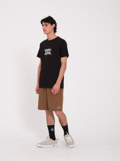 Justin Hager In Type T-Shirt - BLACK