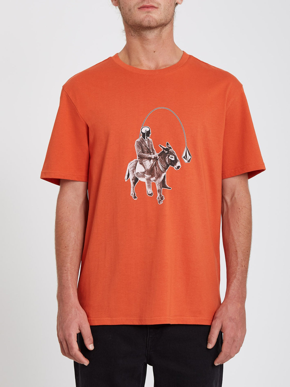 Ass Off T-shirt - BURNT OCHRE (A3532113_BUO) [F]