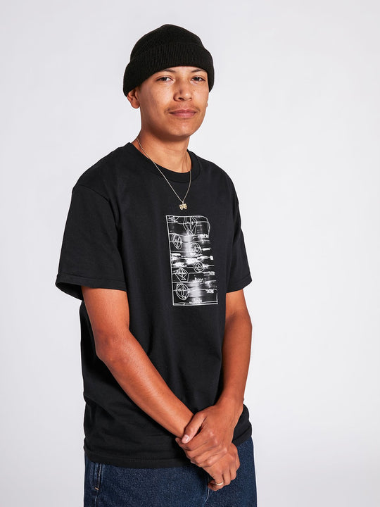 Louie Lopez Night Blur T-Shirt - BLACK