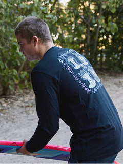 Surf Vitals Animal T-Shirt - BLACK