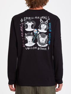 SURF VITALS ANIMAL BSC LS (A3622203_BLK) [F]