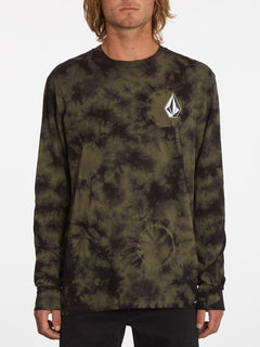 Iconic Stone Dye T-shirt - MILITARY (A3632201_MIL) [F]