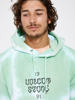 Trippin Dye Hoodie - BOTTLE GREEN (A4112306_BTG) [B]