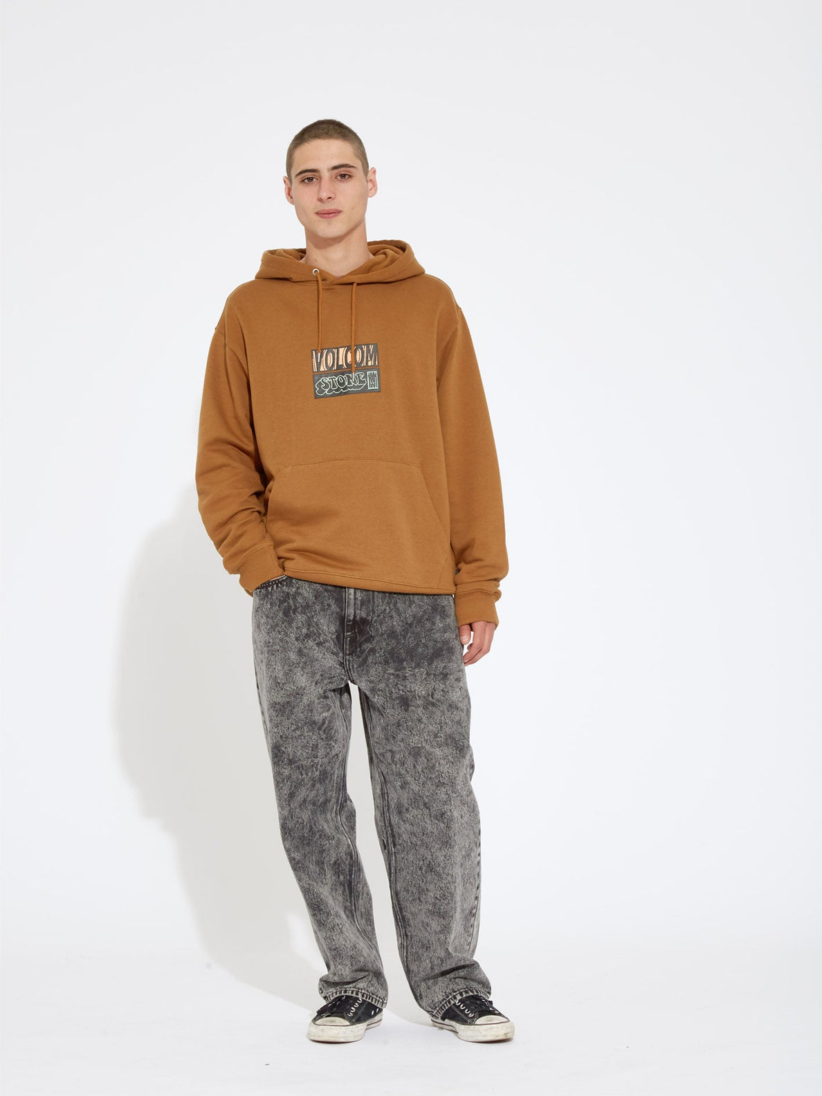 Puffstone Hoodie - RUBBER (A4112309_RUB) [B]