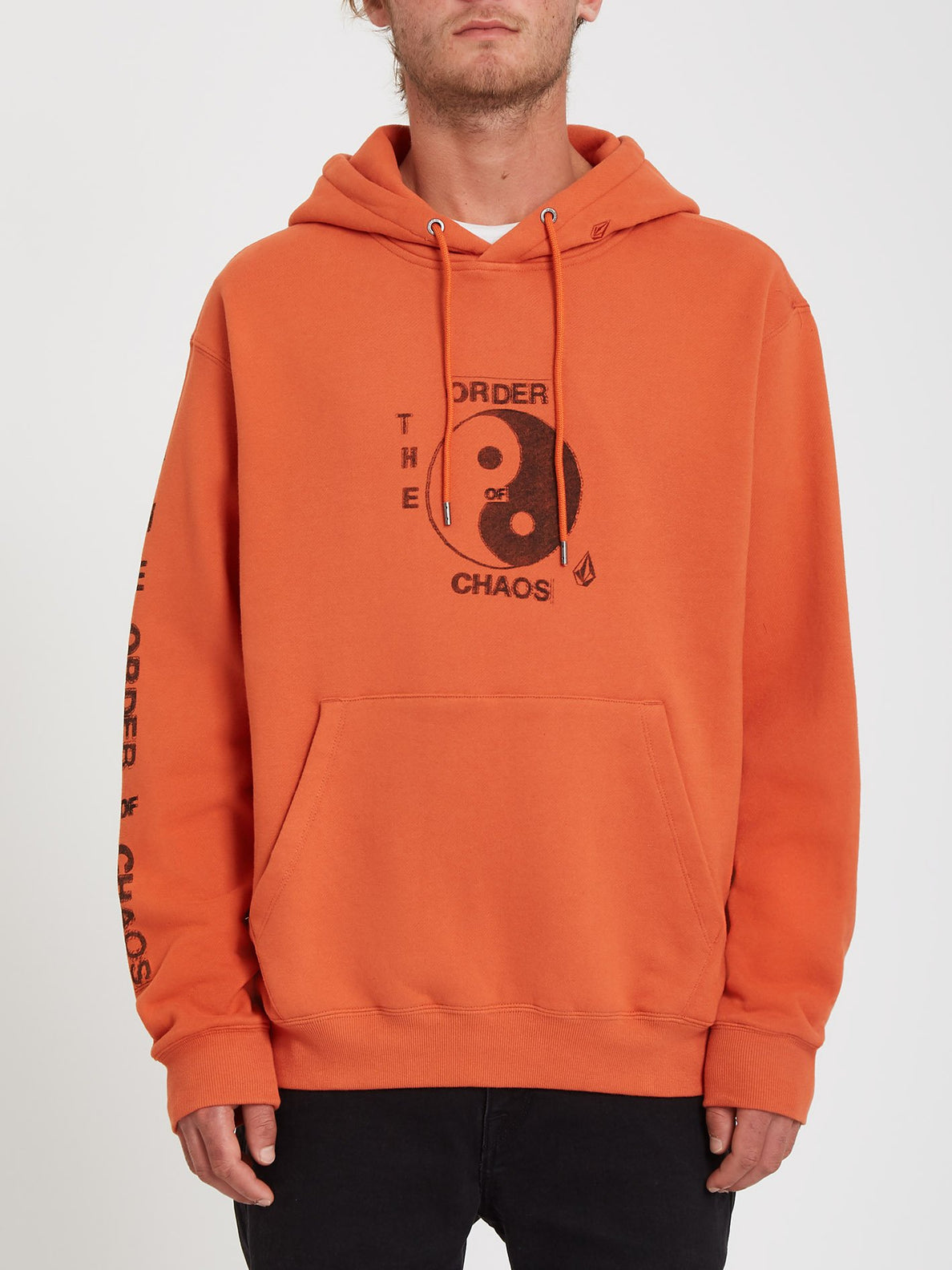 Transient Waves Hoodie - BURNT OCHRE (A4132112_BUO) [F]