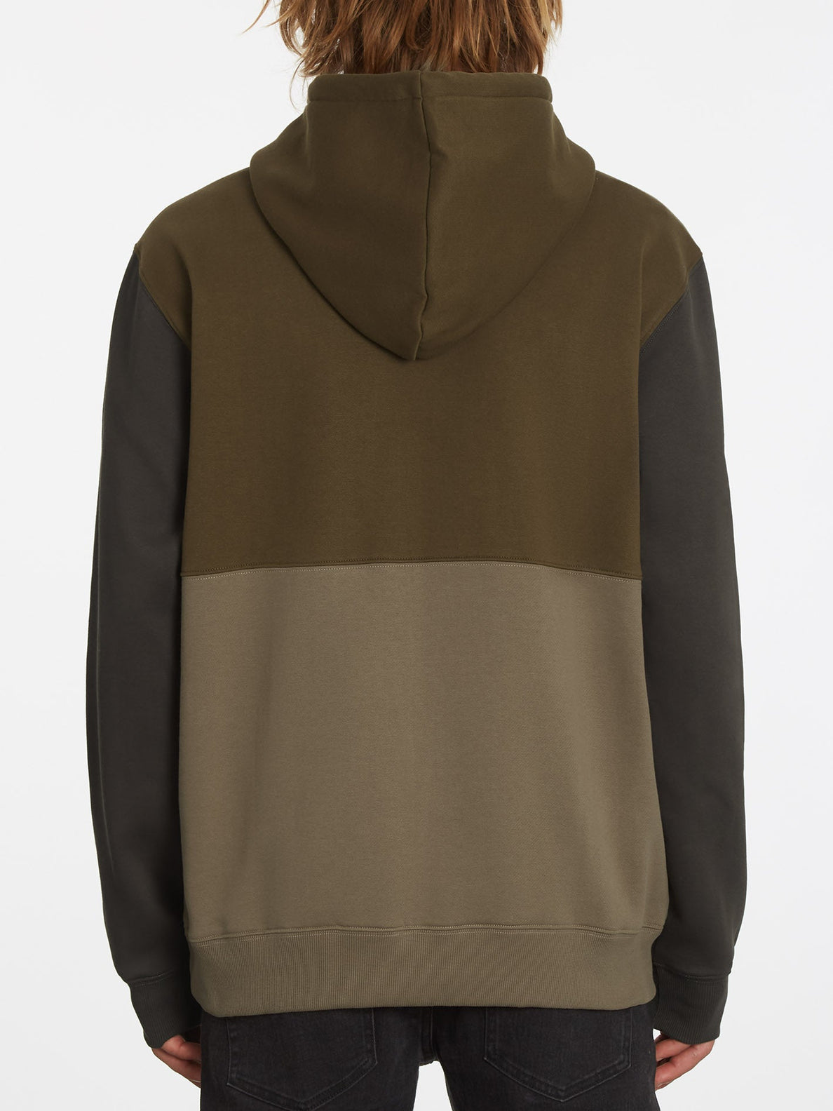 Divided Hoodie - SERVICE GREEN (A4132205_SVG) [B]