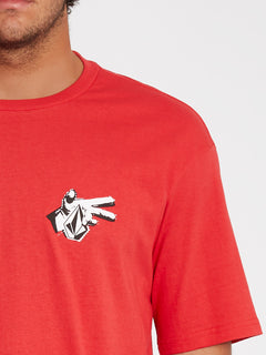 Clatter T-shirt - Carmine Red (A4312115_CMR) [2]