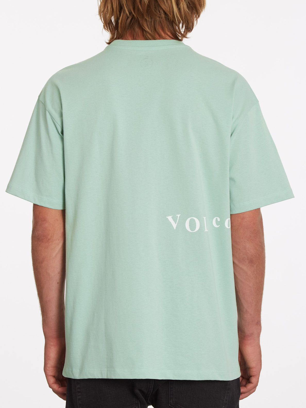 Scratched Stone T-shirt - LICHEN GREEN (A4332204_LCG) [B]