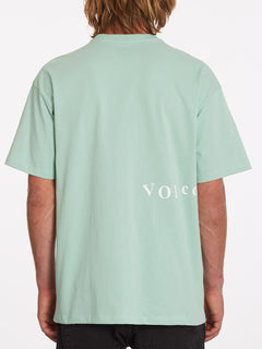 Scratched Stone T-shirt - LICHEN GREEN (A4332204_LCG) [B]