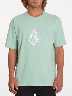 Scratched Stone T-shirt - LICHEN GREEN (A4332204_LCG) [F]