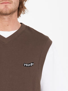 Sleeveless Sweatshirt - BURRO BROWN (A4612306_BRR) [1]