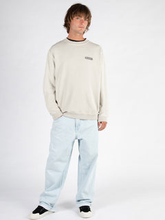 Backwall Sweatshirt - WHITECAP GREY (A4632101_WCG) [50]