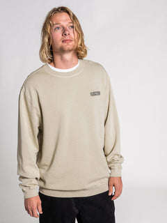 Backwall Crew Fleece - WHITECAP GREY