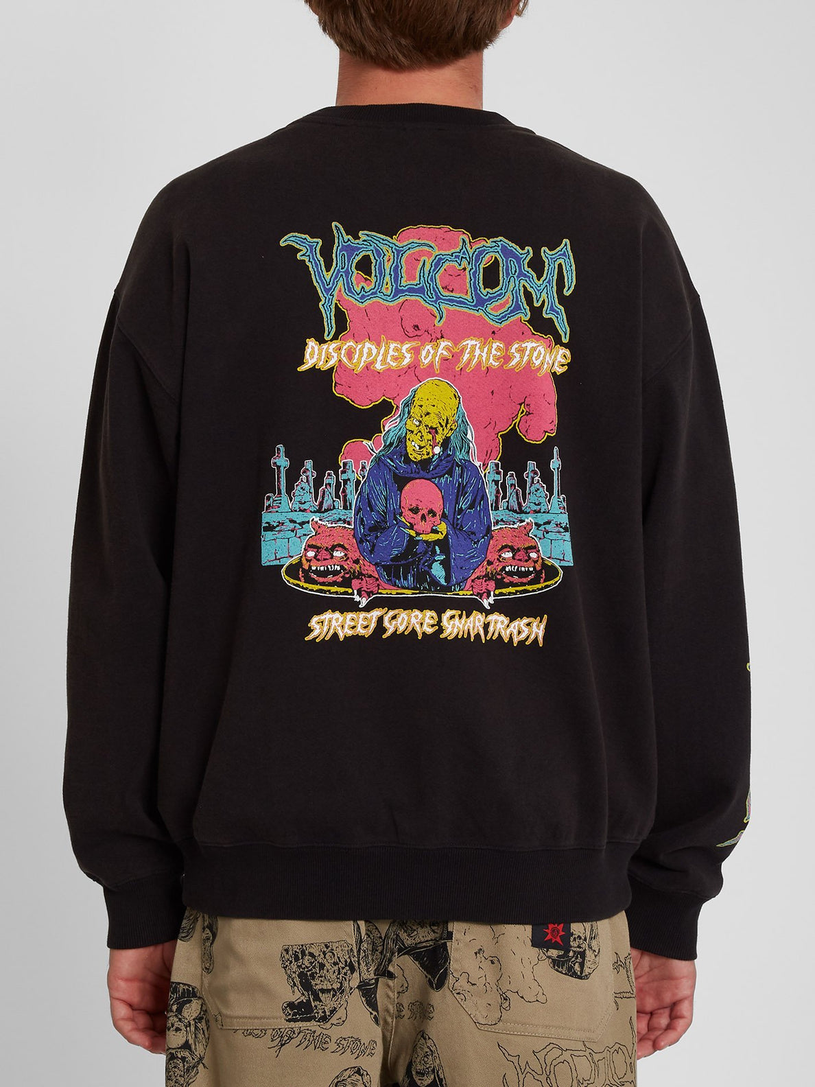 Black Sounds Sweatshirt - BLACK (A4642003_BLK) [B]