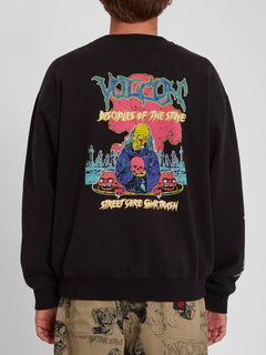 Black Sounds Sweatshirt - BLACK (A4642003_BLK) [B]