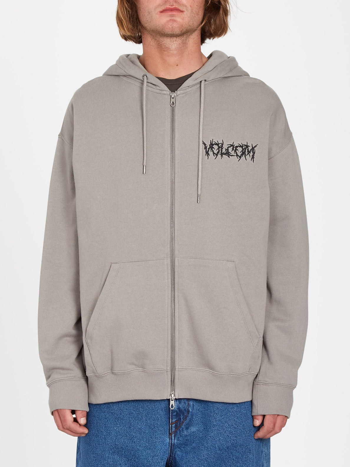 Issanka Zip Hoodie - DUSK GREY (A4812301_DSK) [F]