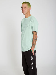Solid Stone T-shirt - LICHEN GREEN (A5211906_LCG) [11]