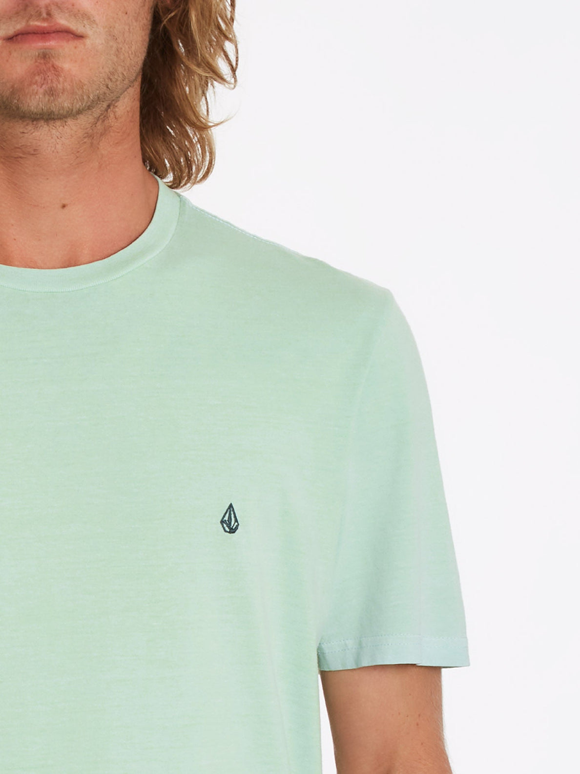 Solid Stone T-shirt - LICHEN GREEN (A5211906_LCG) [2]