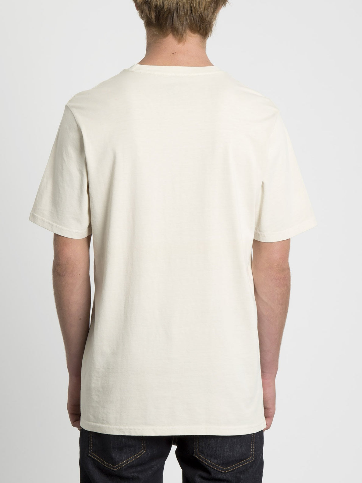 Solid Stone Emb T-shirt - White Flash (A5211906_WHF) [B]